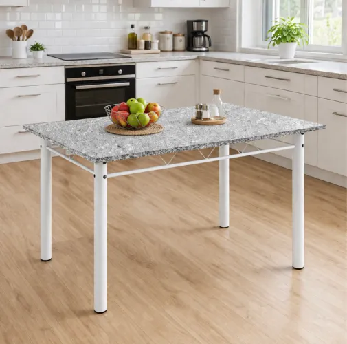 Mesa de Apoio Retangular em Aço