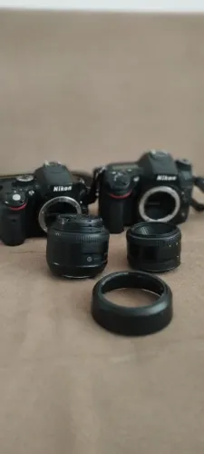 Vendo ou troco NIKON D7100 + D5100 + lentes 35mm e 50mm
