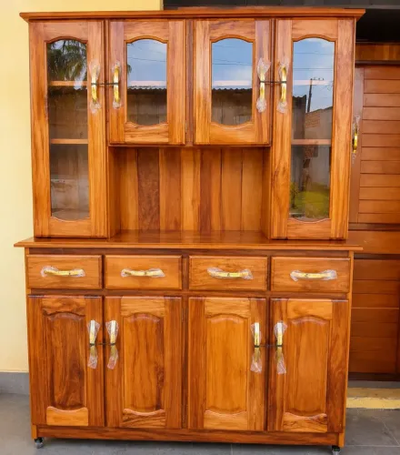Armário de 4 portas novo todo de madeira Maciça frete grátis