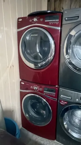 Lavadora e secadora a gás 