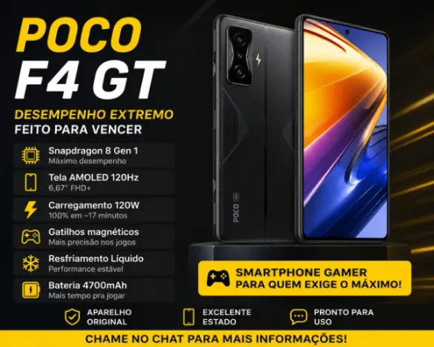 Poco f4 GT (aceito trocas leia descrição para informações)