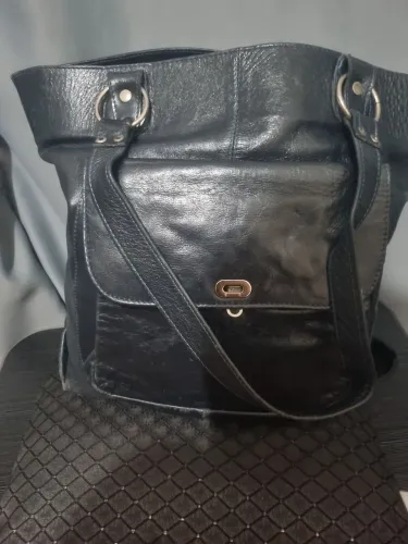 Bolsa de couro verde