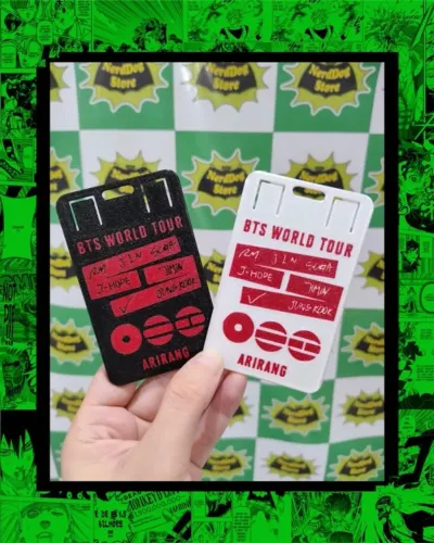Holder Porta Cartão Photocard Crachá - BTS World Tour Arirang Kpop - NerdDog Store