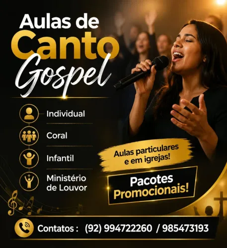 Aulas de Canto Gospel