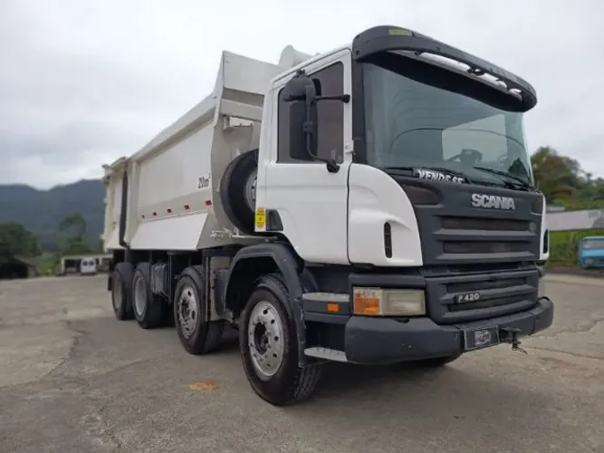 caminhao basculante scania