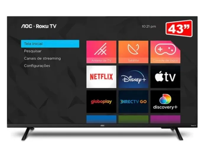 Tv AOC Roku 43