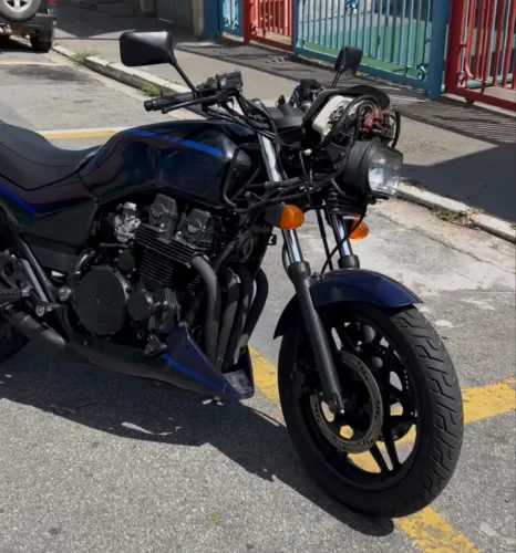 Honda CBX 750F 1990 | Impecável | Escape 4x1 Cromado | 
