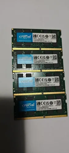Memoria crucial ddr4 32gb 2666 frequência somente venda
