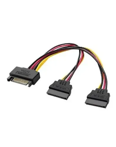 Cabo de energia adaptador SATA SERIAL Y