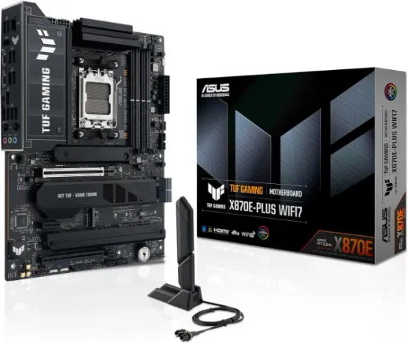 Placa-Mãe Asus TUF Gaming X870E-PLUS WiFi7 - Nova, com Garantia