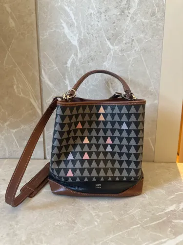 Bolsa Schutz Mini Tote Emma Neo Triagle Marrom