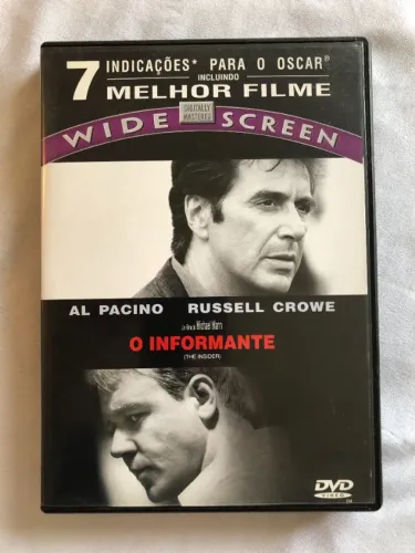 O Informante Al Pacino Russel Crowe - Dvd