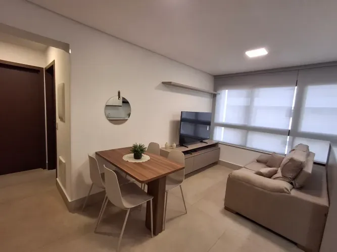 Apartamento 70M² 2 Suítes mobiliado para aluguel Setor Marista próximo ao Parque Areião Go
