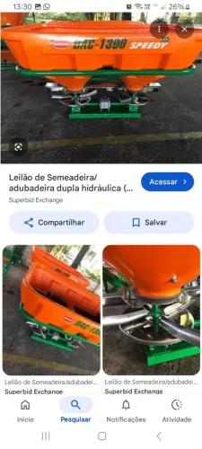 Trator. Vendo A bomba da linha Jacto Condor 800L, adubado 1300 kg e pneus e rodas fina.