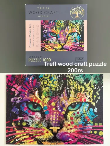 Trefl Wood craft quebra cabeça 1000pcs
