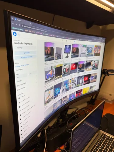 Monitor Samsung Odyssey G5 34 Polegadas Curvo