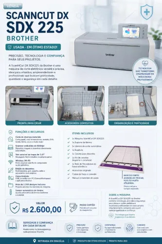 Máquina de corte scancutt SDX 225