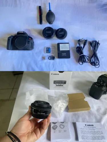 Canon T5i + Lente kit 18-55 + 24 mm