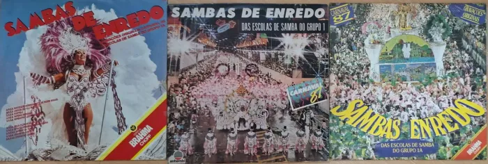 3 LPs - Samba Enredo/Carnaval