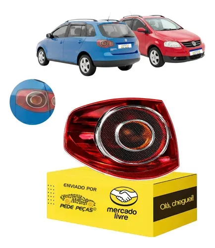 Lanterna Canto Vw Spacefox 2006 2007 2008 2009 2010 Le Esquerdo/motorista