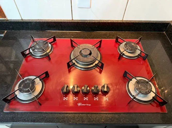 Fogão Cooktop Fischer Rouge