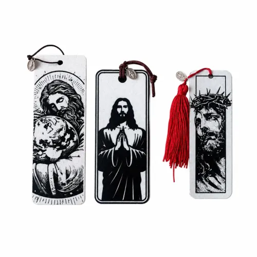 Kit Marca Página religioso para Bíblia e Livros com Pingente