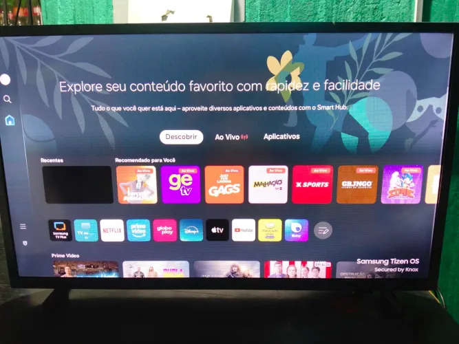 TV 32 polegada Samsung smart completa