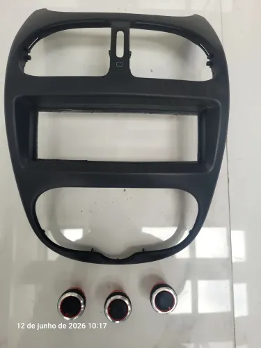 Moldura Central Difusor De Ar Peugeot 206 (06/07)