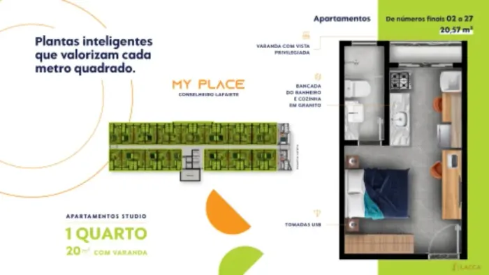 Apartamento Studio em Conselheiro Lafaiete 