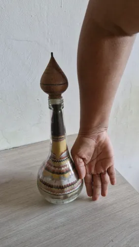 Garrafa de decoração. 