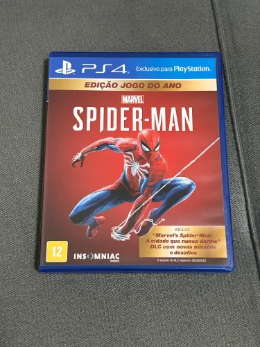 Spider man Ps4 edição jogo do ano