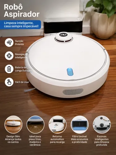 Robô aspirador xiaomi ótimo pra ajudar na limpeza doméstica