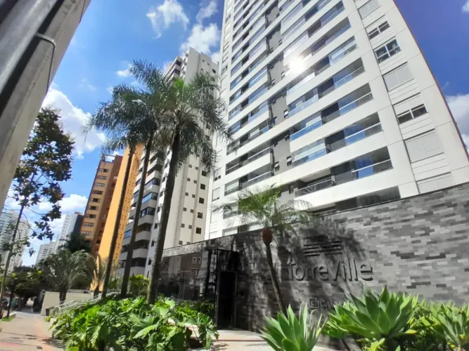Apartamento mobiliado para locação com 2 dormitórios no Edifício Torreville na Gleba Palha
