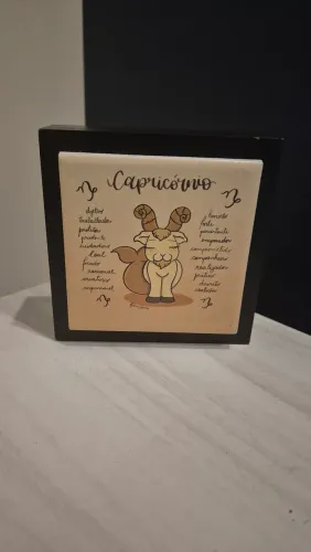 Bloco decorativo Capricórnio