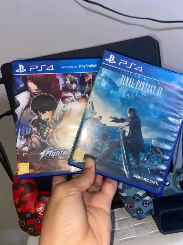JOGOS DE PS4 MIDIA FÍSICA  Final Fantasy XV - Edição Day One ? The King of Fighters XIV