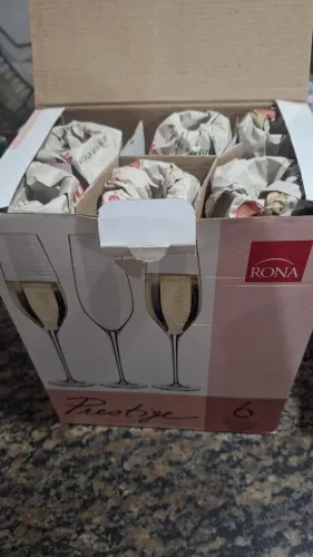 TAÇAS PARA ESPUMANTE DE CRISTAL