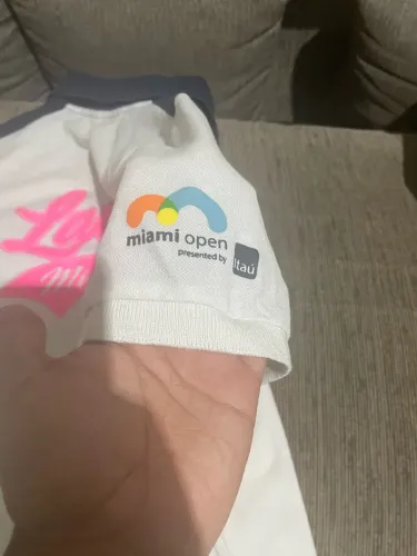 Camisa Lacoste Miami open, original