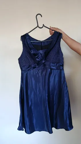 Vestido de festa Azul Marinho