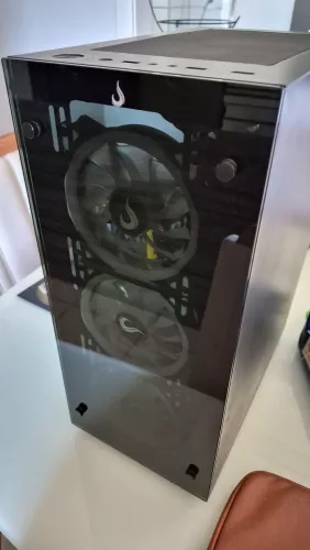 Gabinete gamer 6 fans vidro temperado