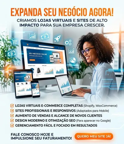 Crio seu Site ou Loja Virtual