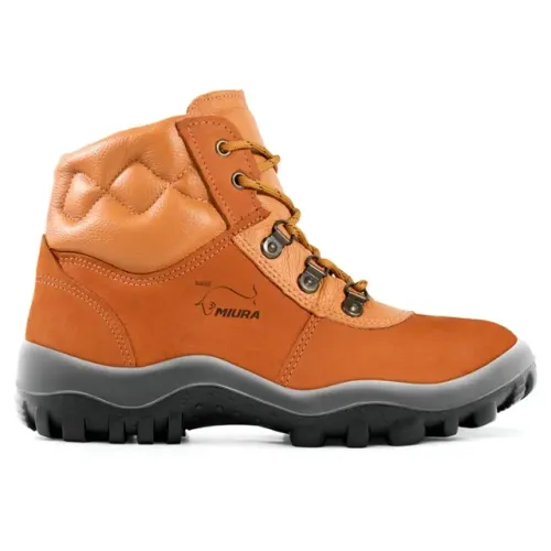 Botina De Segurança Safetline Miura Nobuck Castor Bico Pvc. 