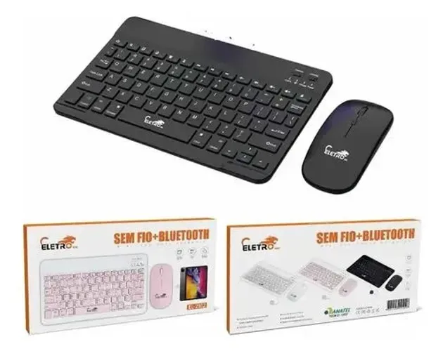 Kit Mouse e Teclado Bluetooth - Faço Entrega