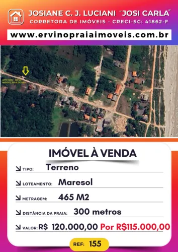 Lote para Venda em São Francisco do Sul, praia do Ervino