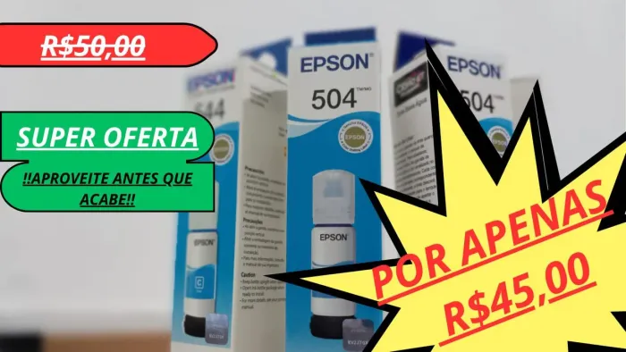 Refil de tinta Epson Cyano 544 