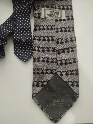 Gravata Italiana vintage Gianni Versace