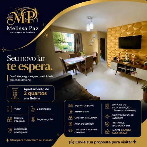 Apto 2/4 na Augusto Montenegro