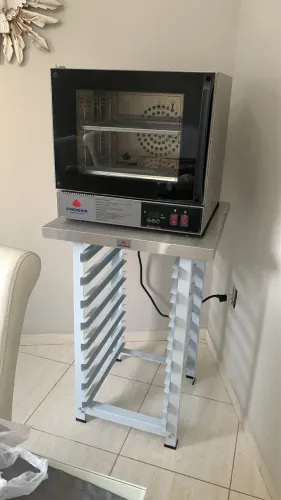 Forno Digital Progás + mesa inox Progás