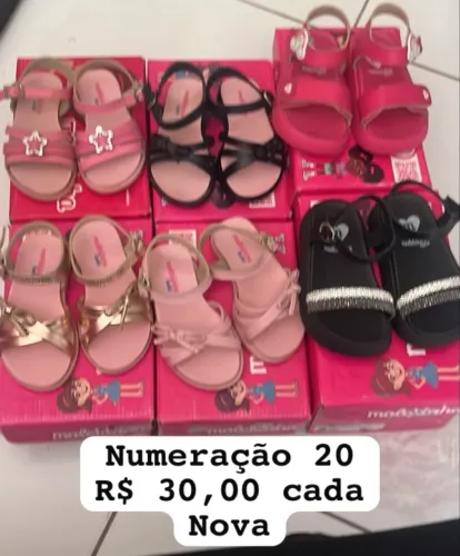 Sandálias molekinha promoção 