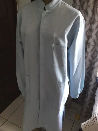 JALECO AZUL CLARO TAMANHO G MANGAS LONGAS