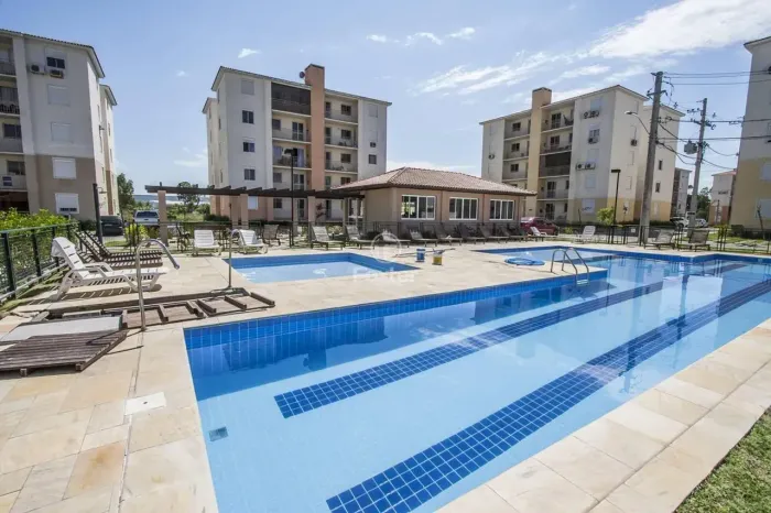 Apartamento para aluguel possui 58 metros quadrados com 2 quartos